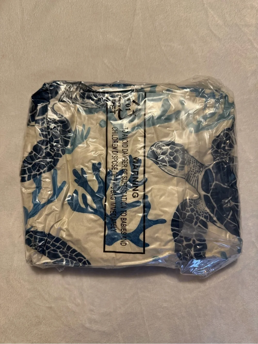 Cute Sea Turtle Throw Blanket 50